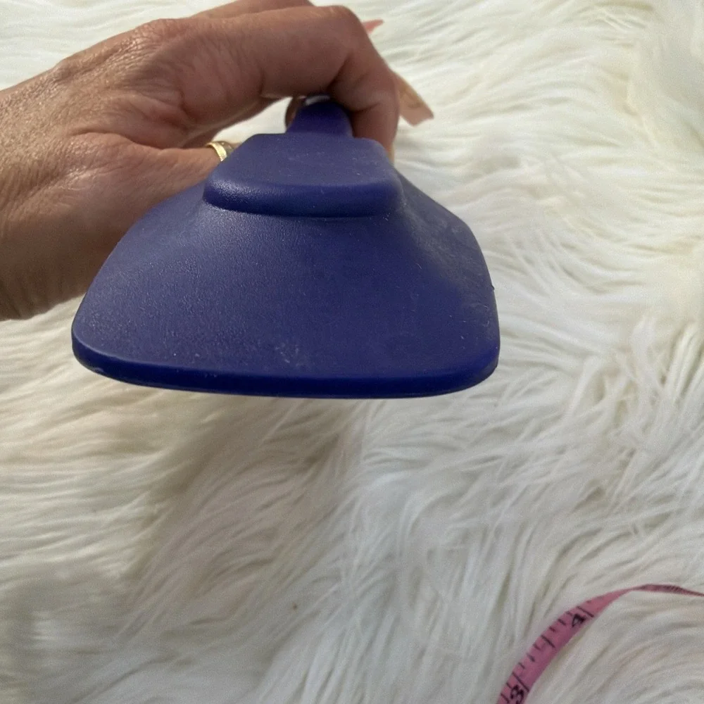 KitchenAid Blue Silicone Spatula Scraper  Cake, Brownie , Mayo Peanut butter Jar